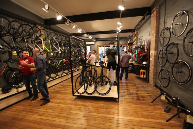 This area at the rear of upstairs used to be a former apartment which served as an excessively large office area. By moving the office to the lower ground floor, upstairs is now much more bright and open, with increased retail space.